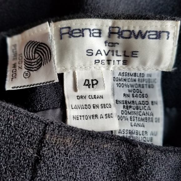 Rena Rowan for Saville 100% Wool Skirt Petite - Picture 6 of 6